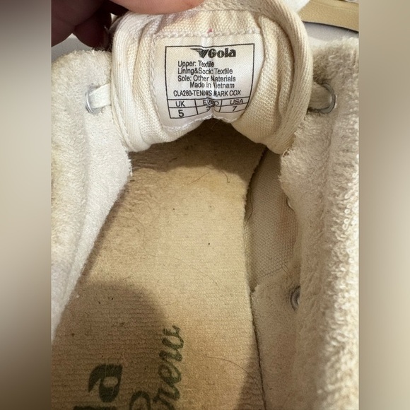 Gola x J. Crew Mark Cox tennis sneakers women’s size 7 - Picture 5 of 8